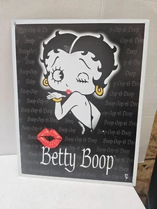 12.5" X 16" Tin Sign (new) BETTY BOOP KISS (906) Collectible - Picture 1 of 8