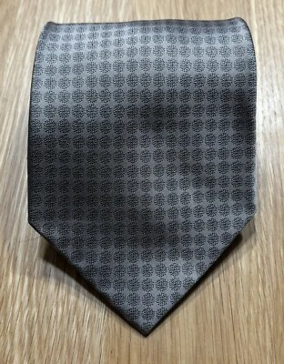Corbata de seda Versa para hombre, gris/negro Foto 1 de 2