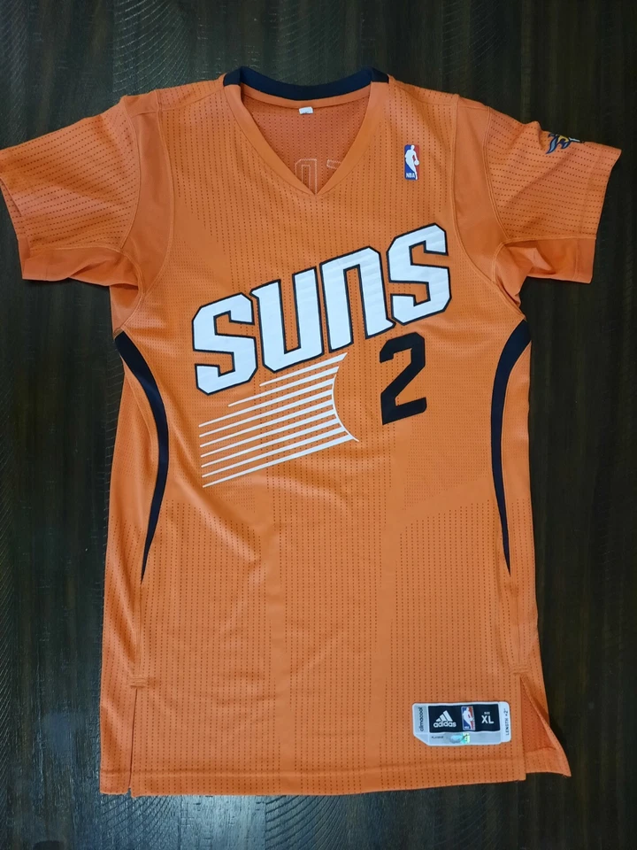 2013 NBA PHOENIX SUNS ERIC BLEDSOE 签名 ADIDAS 正品 SLEEVED REV 30 球衣 — 第 1/4 张图片
