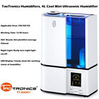TaoTronics Humidifier TT-AH001 4L Ultrasonic Cool Mist - Quiet, LED Display DI17