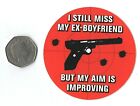 Ex- Boyfriend  fun Vinyl Stickers x 2 -   attach to phone, computer accessories