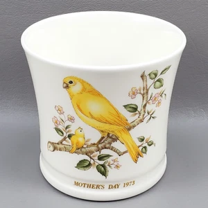 De colección Noritake 1973 Día de la Madre Cachépot Cup Canario 1o en Serie de Edición Limitada - Imagen 1 de 11