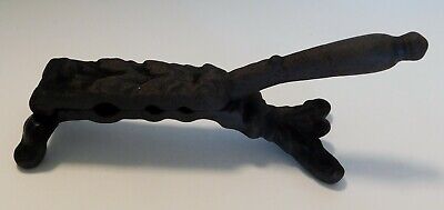 Antique Cast Iron Apothecary Cork Press Acanthus Leaf Design. • 96.94$