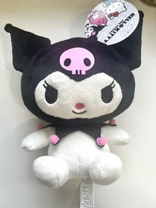 *NUEVO* Peluche Sanrio Hello Kitty and Friends Kuromi 9" con Pin - Imagen 1 de 9