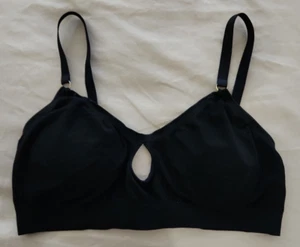 THIRDLOVE Antimikrobieller Lounge-BH aus Bambusmischung mit Schlüsselloch schwarz Größe L - Bild 1 von 19
