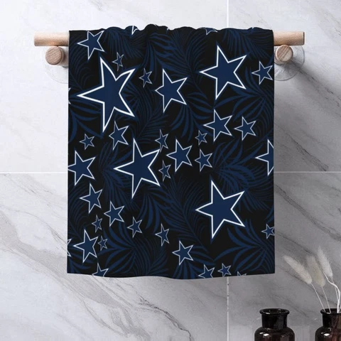 Dallas Cowboys Face Wash Cloth Travel Towel 27.5×16in Soft Beach Towel Cover