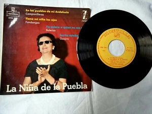 La niña de la Puebla En los pueblos de mi Andalucia campanilleros Vinilo Single - Imagen 1 de 4