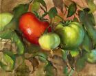 Beefsteak Tomatoes 8x10 in.  Framed Oil on stretched canvas by Hall Groat II