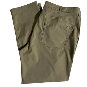 Public Rec All Day Every Day Pants Stretch Chino 40x30.5 measured Khaki Golf - Picture 1 of 13