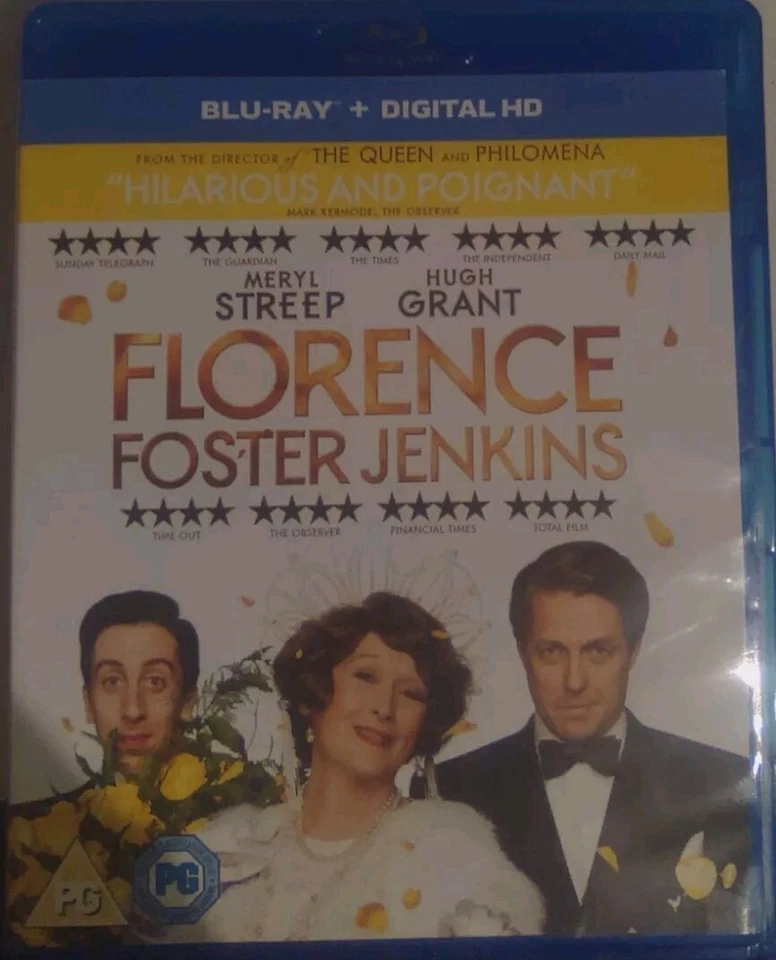 FLORENCE FOSTER JENKINS (2016) BLU RAY MERYL STREEP * NEW SEALED  - Image 1 of 1