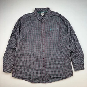 Cinch Button Down Hemd Herren XL Langarm Geometrisch Western Cowboy Freizeit - Bild 1 von 6