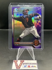 2022 Bowman Chrome - AEVERSON ARTEAGA PROSPECT PURPLE REFRACTOR /250 #BCP-218 - Picture 1 of 3