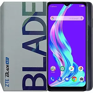 ZTE Blade A51 4G/LTE Gray 32GB + 2GB Dual-SIM Factory Unlocked GSM NEW - Picture 1 of 3