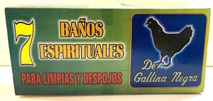 7 Baños Espirituales De Gallina Negra, 7 Spiritual Baths of Black Chicken - Picture 1 of 1