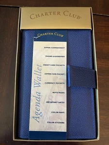 Charter Club Agenda Wallet NEW - Picture 1 of 3