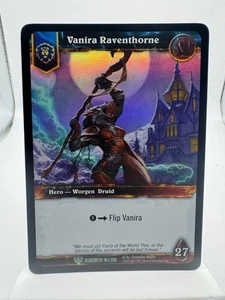 World of Warcraft TCG Elements Foil Hero Vanira Raventhorne - Picture 1 of 2
