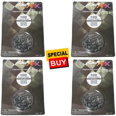 AFX 1014 Track Clip (100) x (4-Pk) Coche Ranura Escala HO Foto 1 de 4