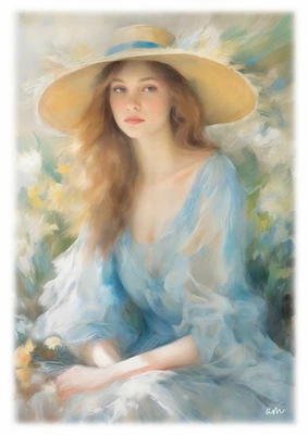 Tableau Création originale - Portraits impressionnistes - Photo 1/4