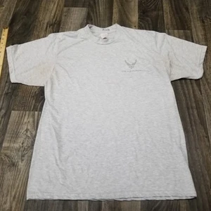 US Air Force Kurzarm T-Shirt Made in USA Reflektierend Grau L USAF PT Unicor - Bild 1 von 8