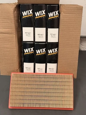 (6) Wix HD Premium Panel Air Filters for Select Lexus Toyota Subaru # WA10807 - image 1 of 4