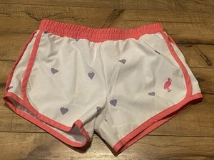 The Beaufort Bonnet Company BB Girls Pink & White Cute Heart Shorts Size 4T - Picture 1 of 4