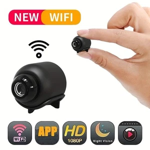 Mini Caméra X5 1080P WiFi – Vision Nocturne & Détection de Mouvement - Photo 1/5