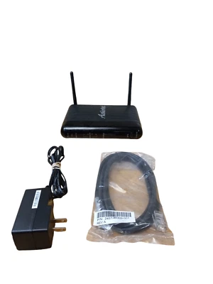 Actiontec TDS GT784WN Wireless N DSL Modem Router 4 Port complete tested good - Image 1 of 4