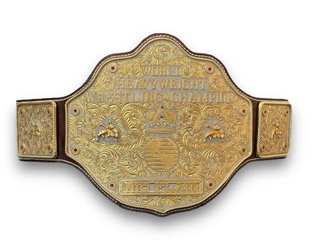 classic shields Ultimate Crumrine Big Gold Wrestling Belt NWA WWE Ric Flair Cover