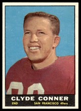 1961 Topps Clyde Conner San Francisco 49ers #62 @