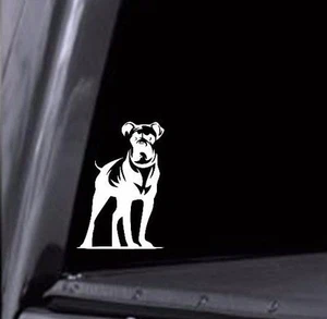 2- Boxer Stickers Boxer Dog Breed Vinyl Decals for Car Window, laptop, wall, etc - Picture 1 of 4