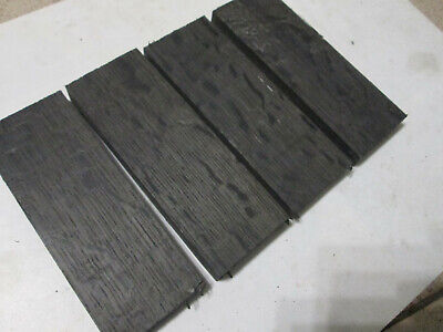4pcs Lot Bog Oak Morta Wood Woodturning/ (50*12*135mm) 1000-5800 Years Old • 18.48$