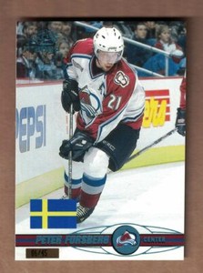 2000-01 PACIFIC ICE BLUE #434 PETER FORSBERG SF #6/45