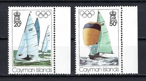 Cayman Islands Stamps SG 410-411 sc 377-378 Montreal Summer Olympics 1976 MNH - Picture 1 of 2