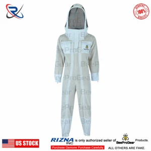 BeeProGear 3-lagiger ultra belüfteter Mesh-Bienenanzug mit Rund- & Zaunschleier - Bild 1 von 26