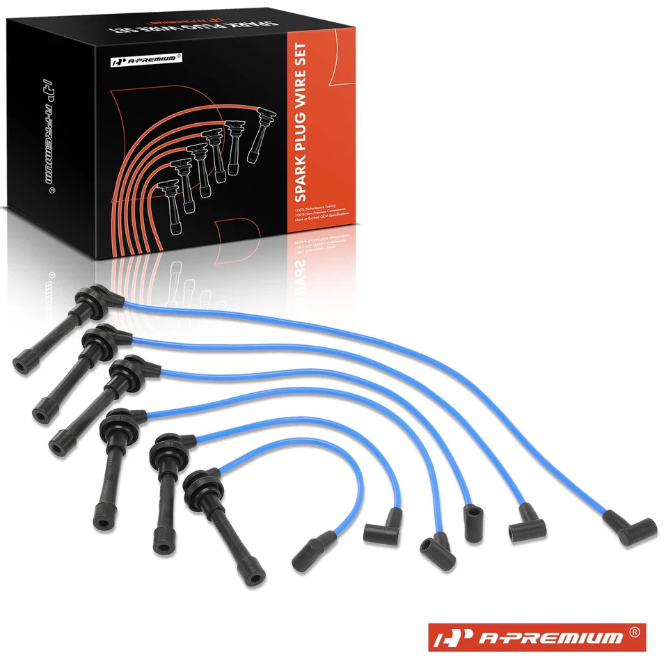 6x Juegos de cables de bujía para Honda Passport 1994-1996 Isuzu Rodeo 93-96 V6 3,2 L Foto 1 de 4