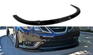 Front Diffuser Diffusor Maxton Design Gloss Black Abs For Saab 9-3 Turbo X - Picture 1 of 5