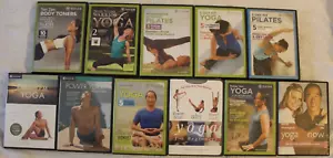 11 Gaiam yoga workout DVD lot Rodney Yee Trudie Styler 5 day fit Pilates Ten Zen - Imagen 1 de 8