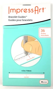 ImpressArt ® Bracelet Guides for Metal Stamping Sticker Book Jewlery - Picture 1 of 2