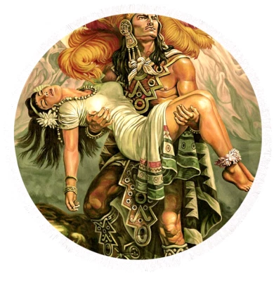 ARTE GUERRERO AZTECA AZTECA INCA MAYA Colgante grande en plata de ley 925 collar de 20" Foto 1 de 4