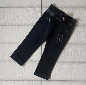 Patrizia Pepe Straight Dress Pants Dark Wash Black Size XXL NWT - Picture 1 of 2