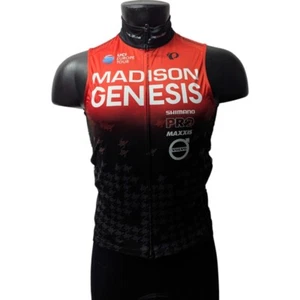 Madison Genesis Team Cycling Gilet Size Small Pearl Izumi Custom - Picture 1 of 4