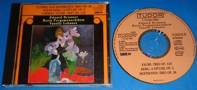 Lobanov/Brunner/Pergamenschikow BEETHOVEN/BERG/FAURE - Tudor CD Foto 1 de 2