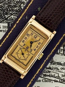 V Rare Rolex Prince Art-Deco c1939 Observatory Grade Rose Gold “Doctors” Watch - Picture 1 of 11