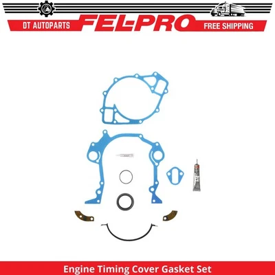 Juego de juntas de cubierta de distribución de motor V8 de 7,5 L Fel-Pro para Lincoln Mark III 1968-1971 Foto 1 de 2