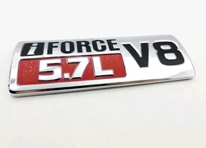 2007-2019 TOYOTA TUNDRA SEQUOIA IFORCE V8 5.7 L EMBLEM LOGO BADGE SYMBOL - Bild 1 von 3