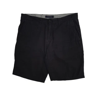 TOMMY HILFIGER Black Chino Cotton Shorts Mens W34 - Picture 1 of 5