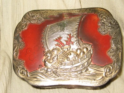 Vintage Enameled Box from Occupied Japan - Image 1 of 4