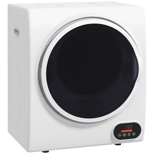 HOMCOM Portable Clothes Dryer 120V 850W Laundry Dryer for Apartment, White - Picture 1 of 11
