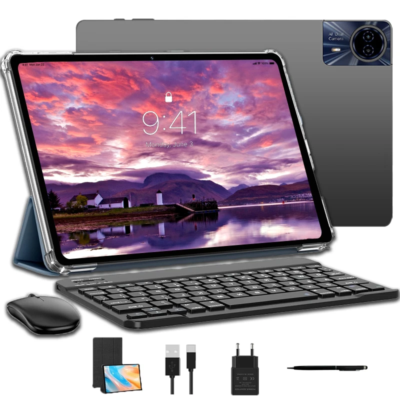 2025 Neu Tablet Android 15 24GB+256GB 8000mAh 14 Zoll 4G LTE 2SIM WlFl Netflix - Bild 1 von 4