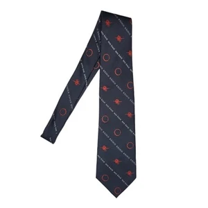 Red Knot Radius Men's Necktie Designed Exclusively Percept Brands Rare HTF Tie - Picture 1 of 6